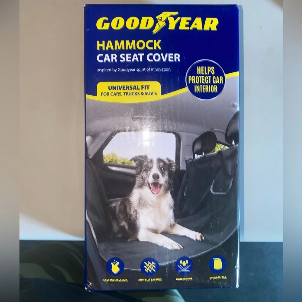 Pet hammock car seat cover